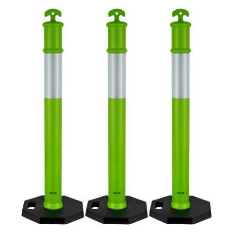 3 Pack Traffic Delineator Posts, 3 tk, 1140 mm