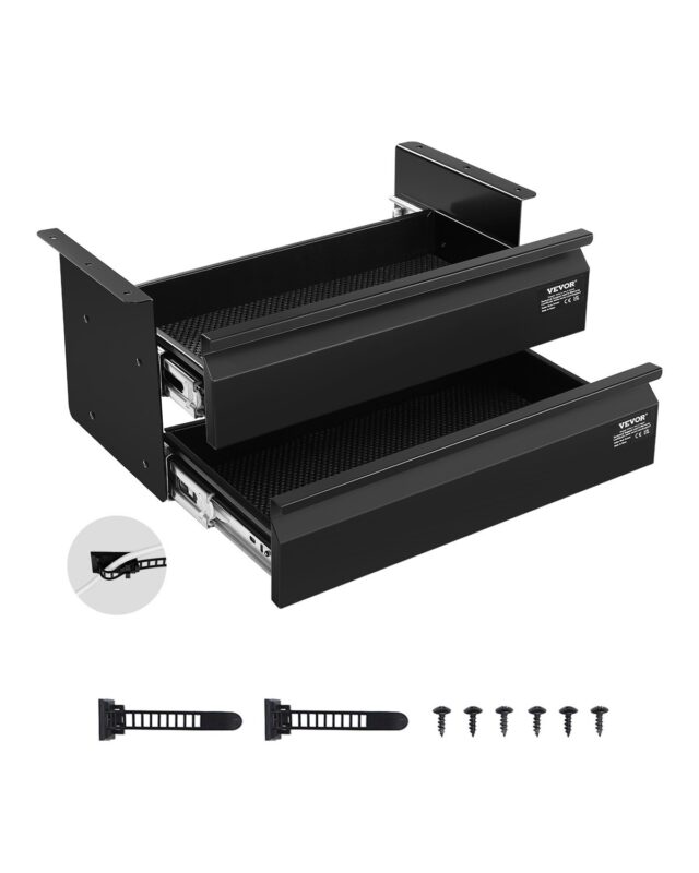 40.6 cm Wide Under Desk Drawer Slide Out, 40,6 cm