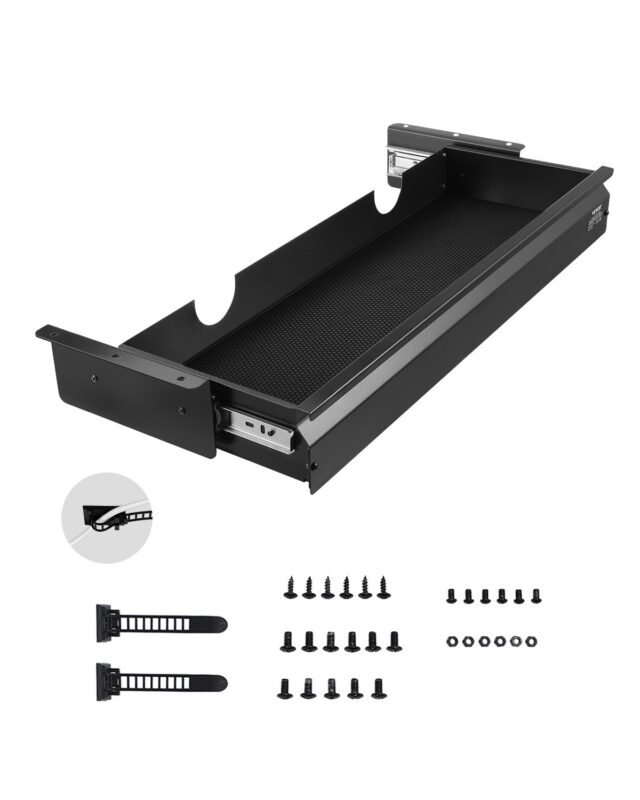 66.0 cm Wide Under Desk Drawer Slide Out, 66,0 cm