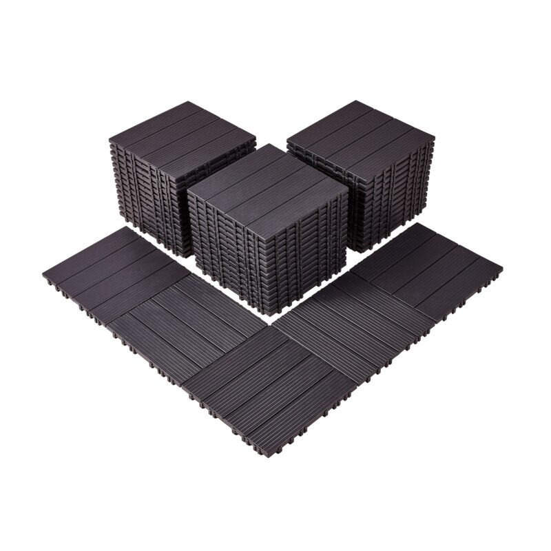 Interlocking Deck Tiles, 30,5 x 30,5 cm, 54 tk