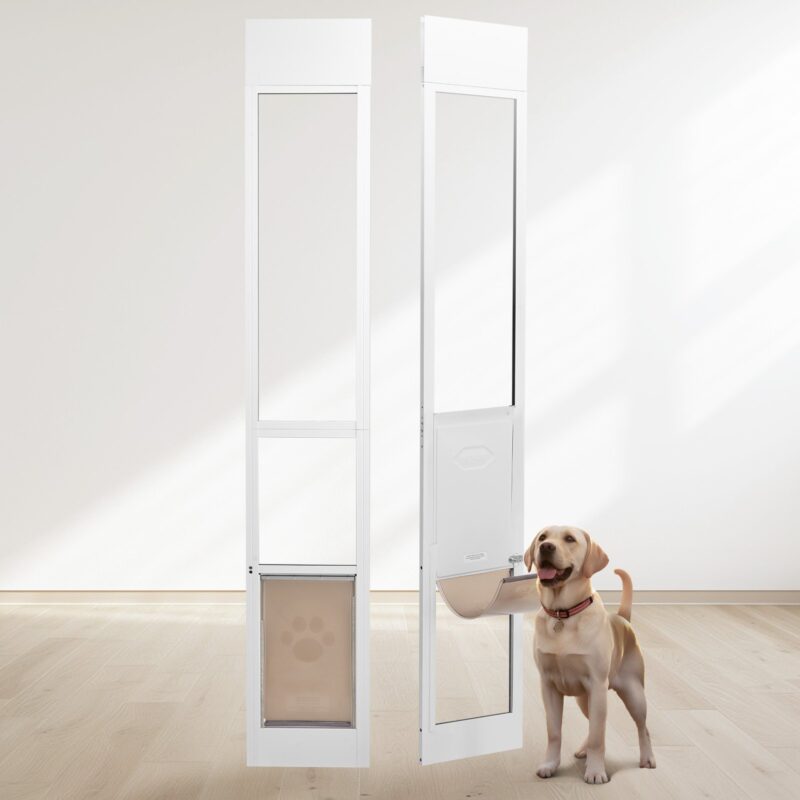 Dog Door for Sliding Glass Door, 2,22 cm, 6,35 mm