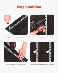 Riiulipilaster, 185 cm, 20 tk — pilt 6