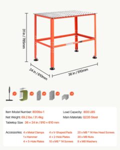 Keevituslaud, 363 kg, 910 x 610 mm — pilt 7
