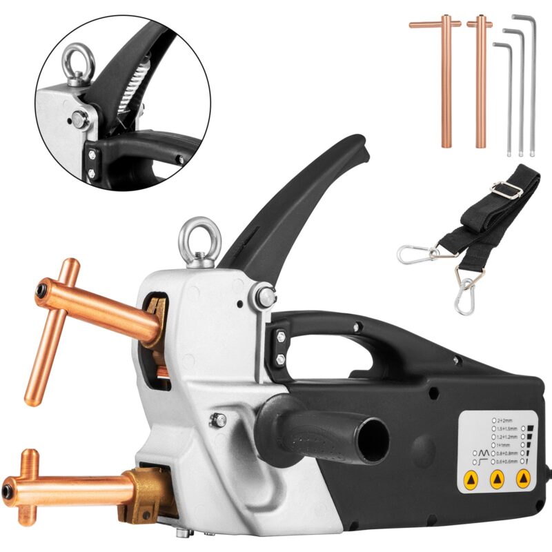 400V Electric Spot Welder with Portable Handgrip Max Spot Weld Thickness: 2.0 +2.0mm Spot