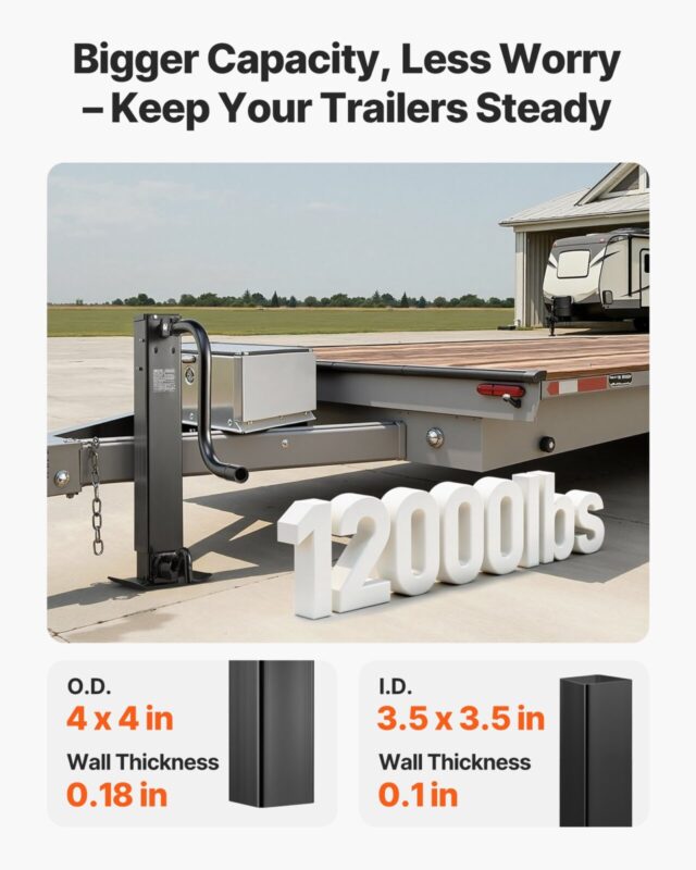 Vastupidav haagisetõstuk, 5443 kg, 674 mm