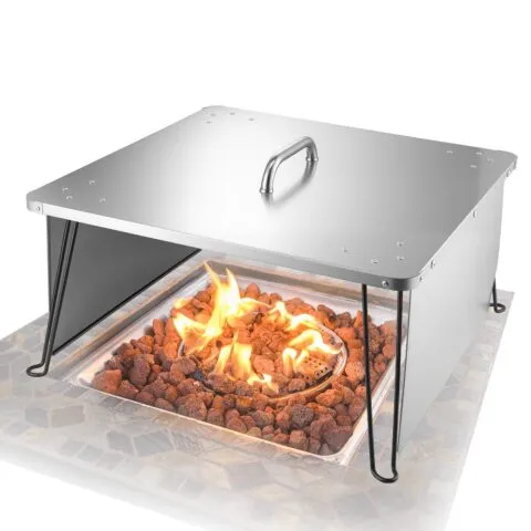 Fire Pit soojusdeflektor, 645 x 645 x 370 mm