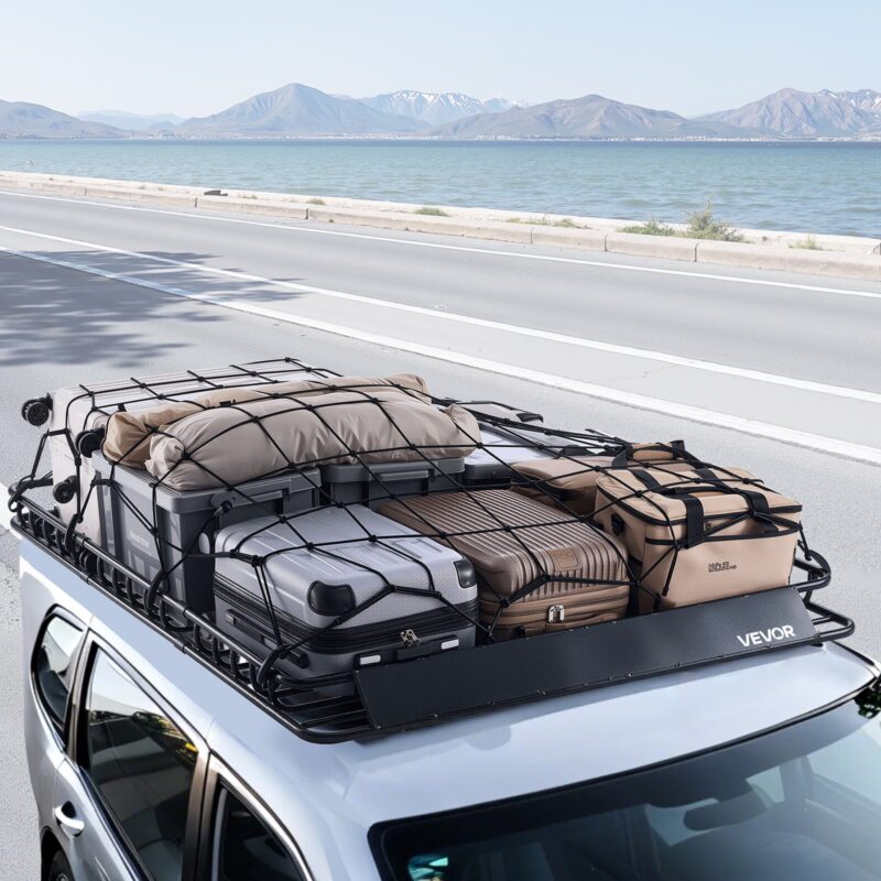 Roof Rack Basket, 68 kg, 1630 x 1270 x 105 mm, 10,4 cm