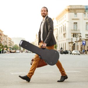 Elektrikitarri kõva kohver 105cm luku ja võtmega LES Paul kitarridele, 105 cm — pilt 8