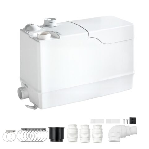 Utility Sink Pump 800W 12000L/h Flow 10 m Head Macerator Pump, 800 W, 12000 L/h