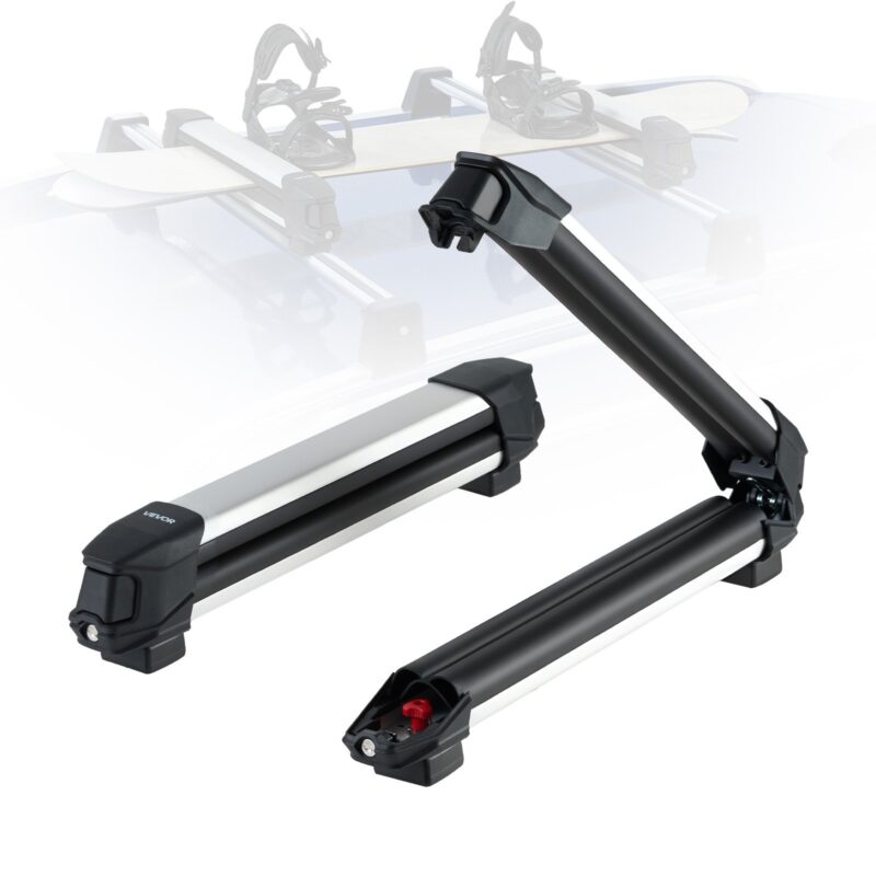 Ski & Snowboard Roof Rack, 75 kg, 2 tk