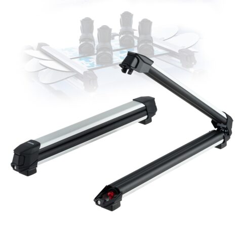 Ski & Snowboard Roof Rack, 75 kg, 2 tk