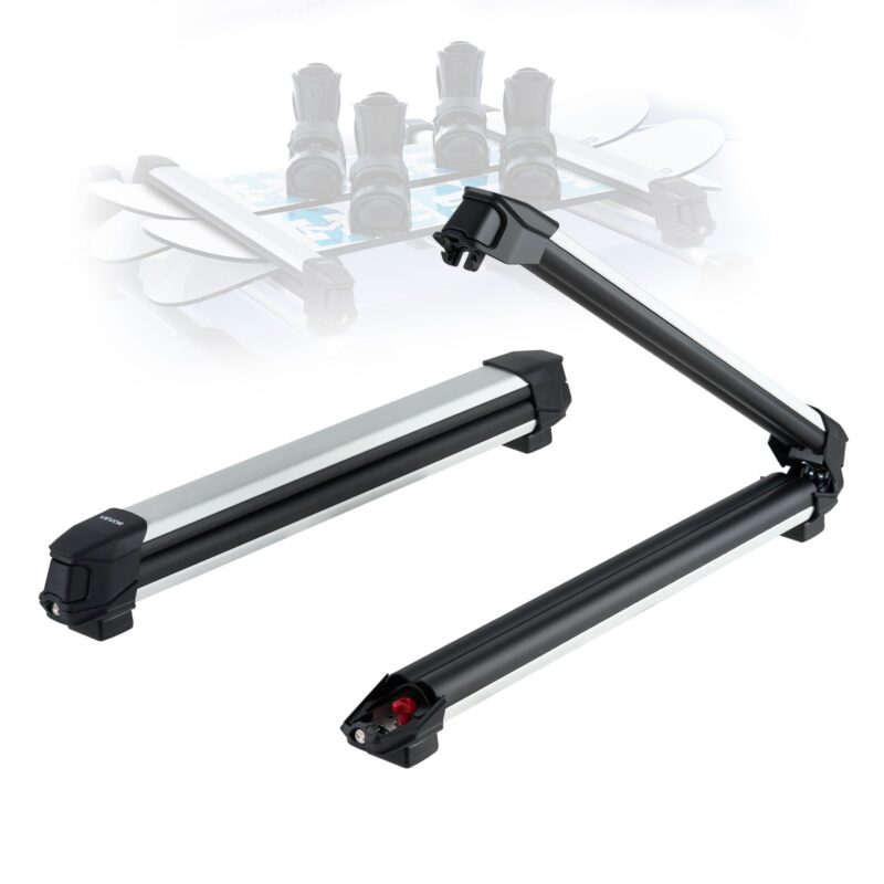 Ski & Snowboard Roof Rack, 75 kg, 2 tk