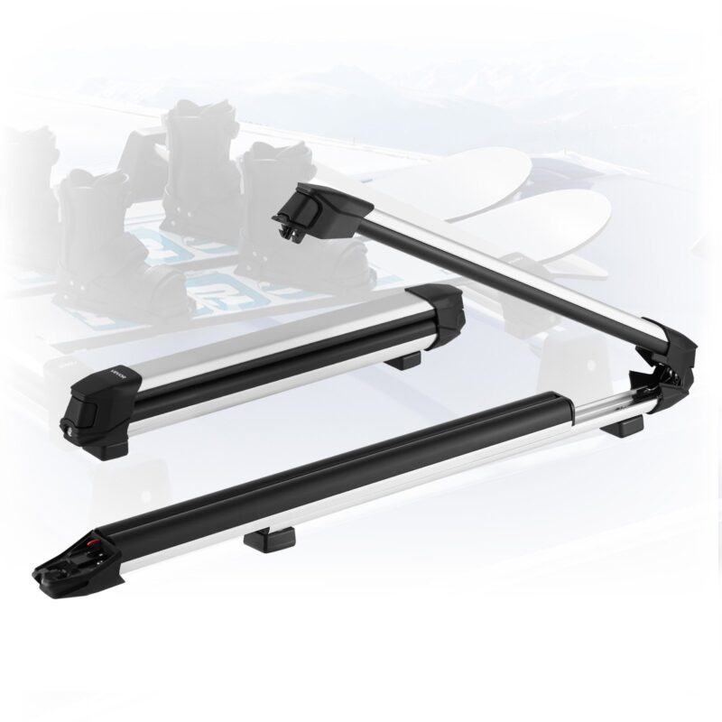 Ski & Snowboard Roof Rack, 75 kg, 2 tk