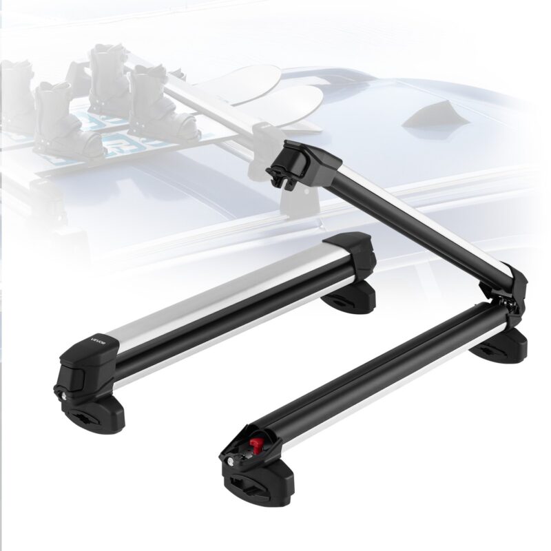 Ski & Snowboard Roof Rack, 75 kg, 2 tk