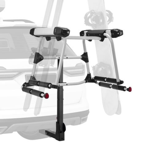 Hitch Mounted Ski & Snowboard Rack, 50 mm, 75 kg