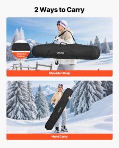 VEVOR Lumelauakott, 165 cm, must — pilt 4
