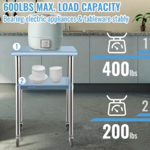 Roostevabast terasest ettevalmistuslaud, 91 kg, 61 x 61 x 91 cm, 272 kg — pilt 4