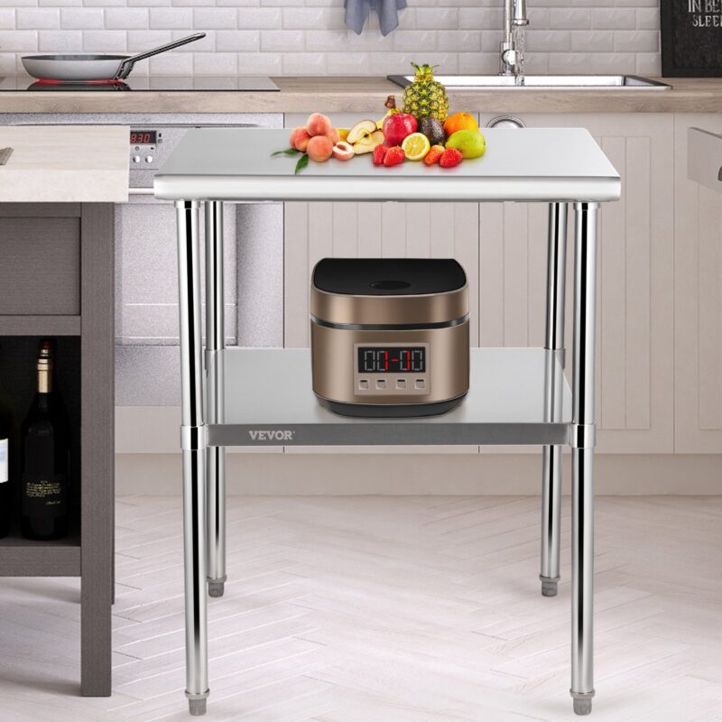Roostevabast terasest ettevalmistuslaud, 136 kg, 76,2 x 76,2 x 91,4 cm, 363 kg
