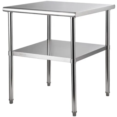 Roostevabast terasest ettevalmistuslaud, 136 kg, 76,2 x 76,2 x 91,4 cm, 363 kg