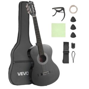 VEVOR Klassikaline kitarr, 960 mm, must — pilt 1