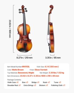 Viiul 355mm täissuuruses täiskasvanutele, 355 mm — pilt 7