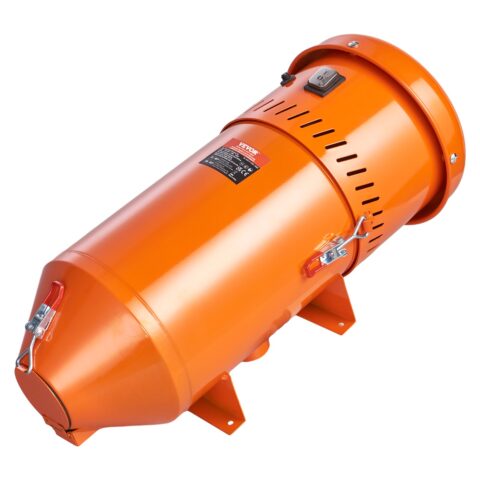 Dust Collection System: 1450W Dust Collector Media Reclaimer with 6.8 L Capacity, 1450 W