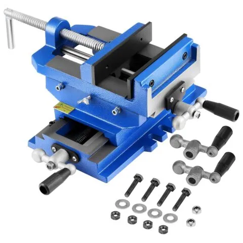 Cross Slide Drill Press Vise, 10,2 cm