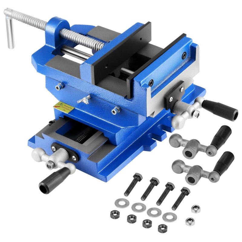 Cross Slide Drill Press Vise, 10,2 cm, 140 mm