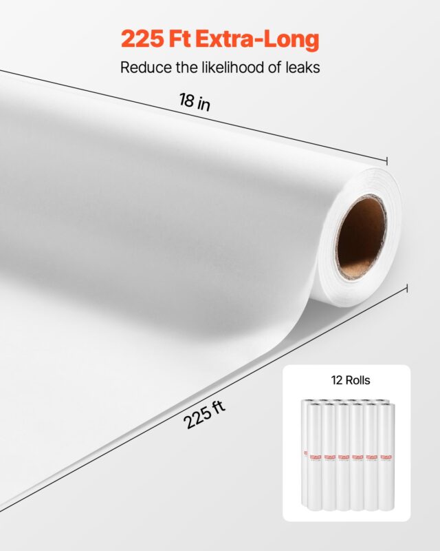 Meditsiinilise läbivaatuse lauapaber, 5,49 x 68,6 m, 12 tk