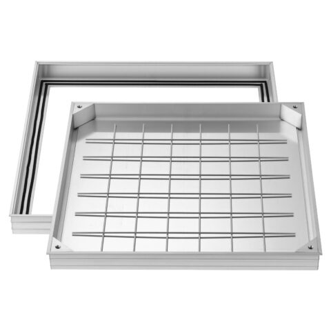 Manhole Cover with Frame, 600 x 600 mm, 6,1 kg