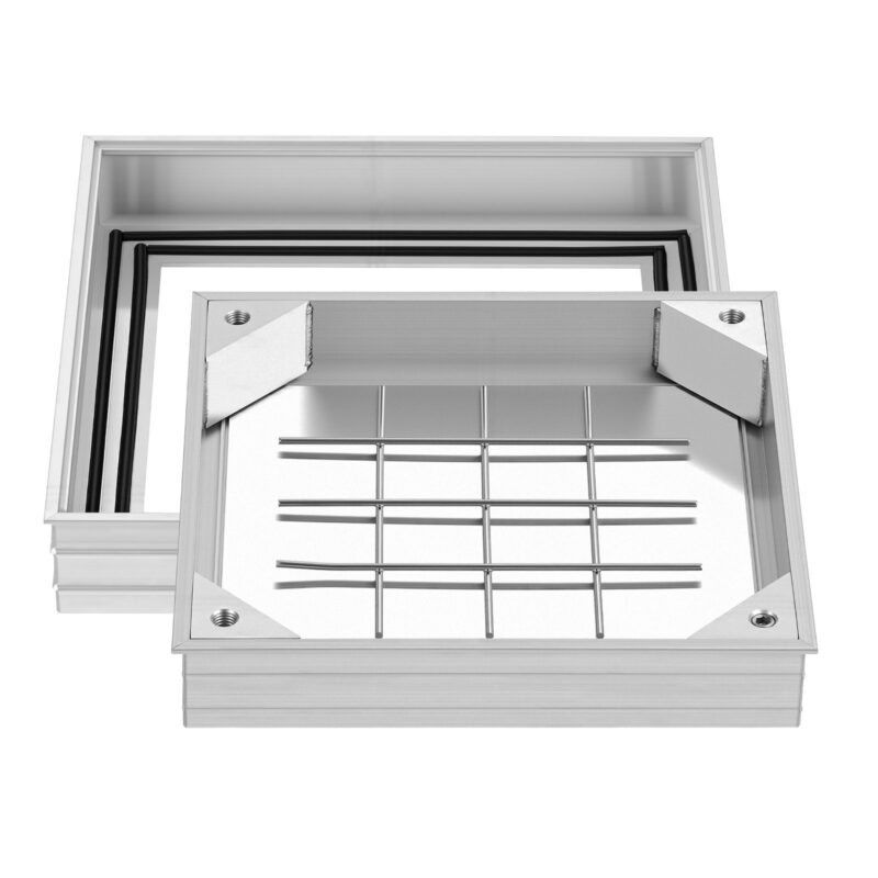 Manhole Cover with Frame, 300 x 300 mm, 2,8 kg