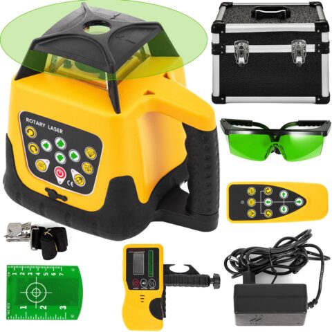 Rotary Laser Level Green Beam 500m ulatusega kalle reguleeritav 360° pöörlemistäpsus