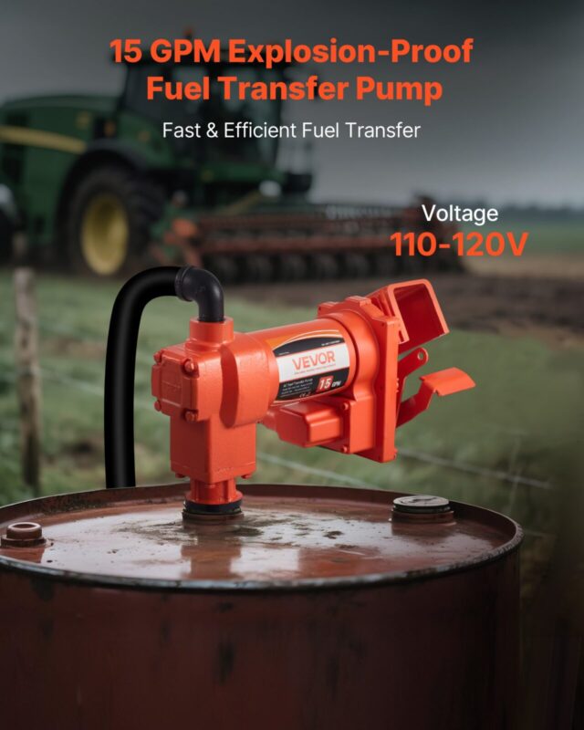 Kütuseülekandepump 230V, 57 L, 2,4 m