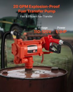 VEVOR Kütuseülekandepump 230V, 76 L, 28,3 kg — pilt 2