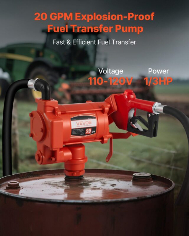VEVOR Kütuseülekandepump 230V, 76 L, 28,3 kg