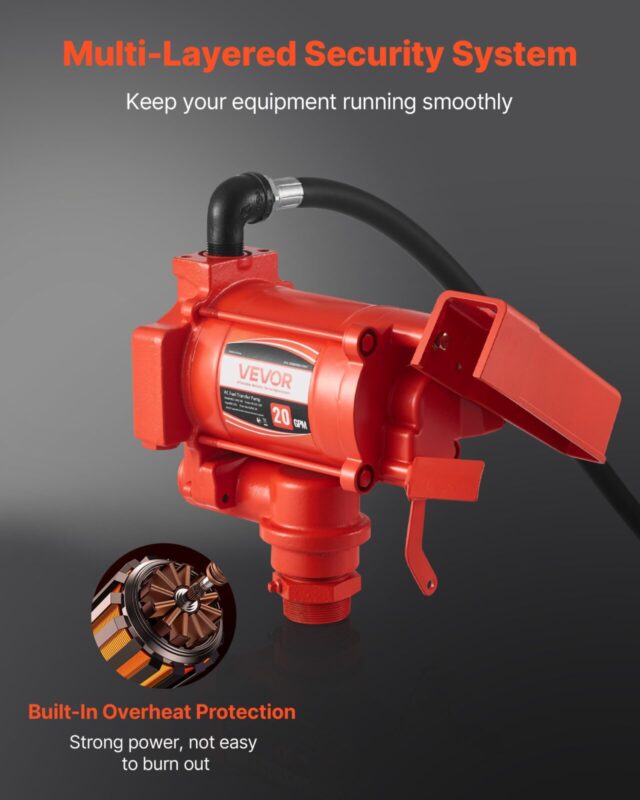 VEVOR Kütuseülekandepump 230V, 76 L, 28,3 kg