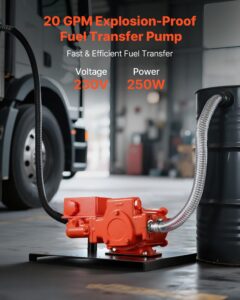 VEVOR Kütuseülekandepump 230V, 76 L, 31,2 kg — pilt 2