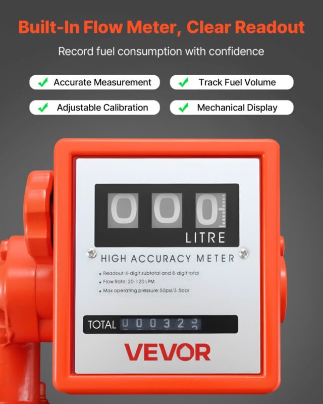 VEVOR Kütuseülekandepump 230V, 76 L, 31,2 kg