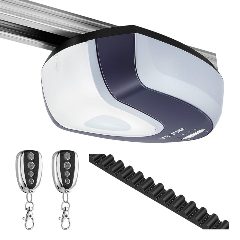 Garage Door Opener 600N Pulling Force Ultra-Quiet Belt Drive Opener, 70 W