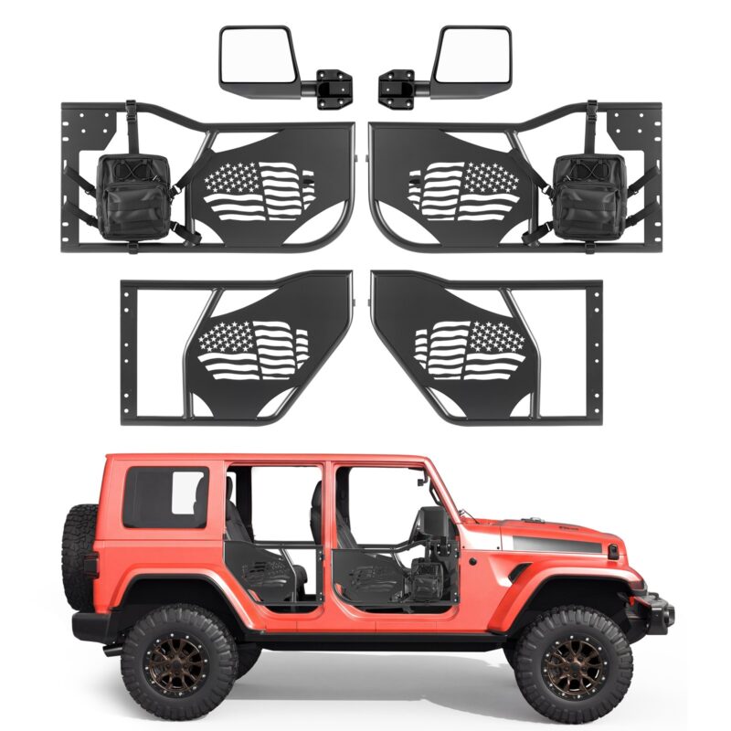 Jeep Tube Doors, 910 x 472,5 x 93 mm, 4 uksega