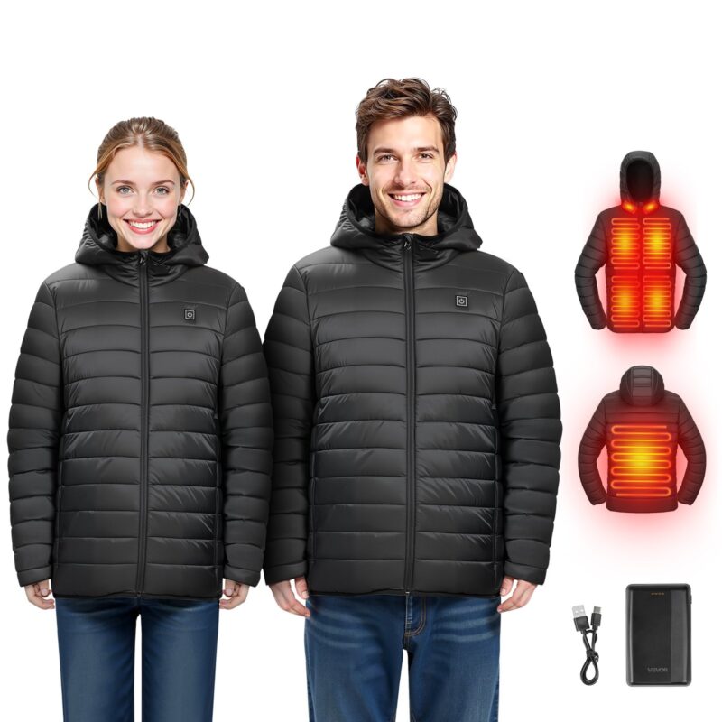 Heated Jacket for Women with 7.4V Battery, 0,86 kg, 1640 x 920 mm