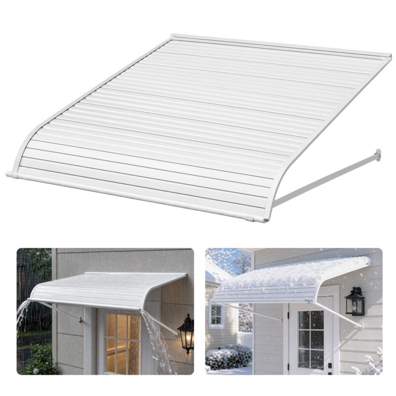 Aluminum Awning 102 x 107 cm
