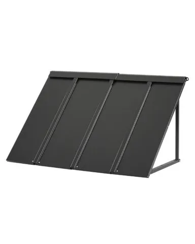 Fikseeritud metallvarikatus 112 x 61,0 cm