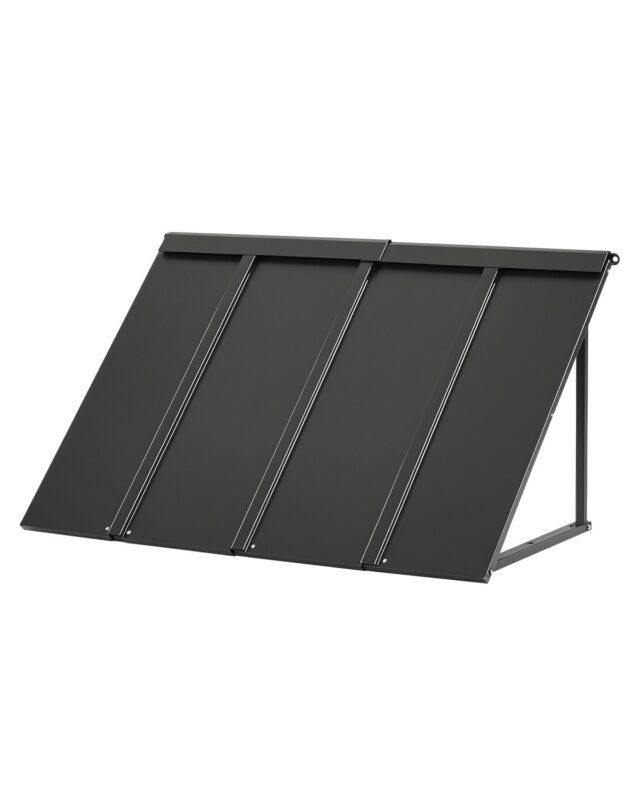 Fixed Metal Awning 112 x 61.0 cm