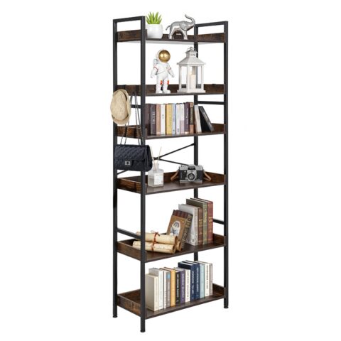 Tööstuslik raamaturiiul, 6 tasandit, 300 x 650 x 1750 mm