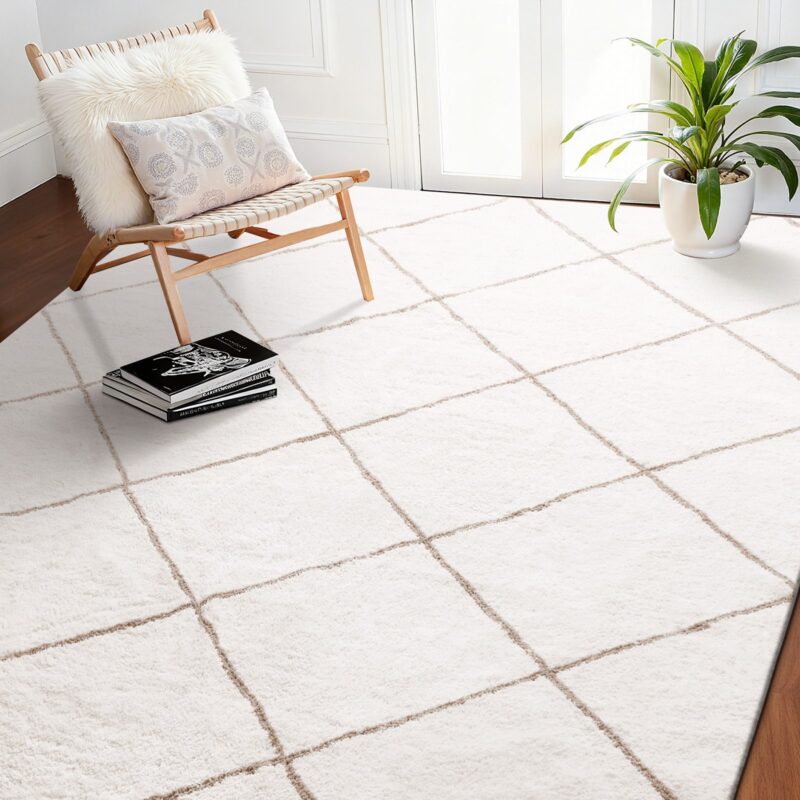 Indoor Plush Area Rugs, 2,44 x 3,05 m, 2000 g