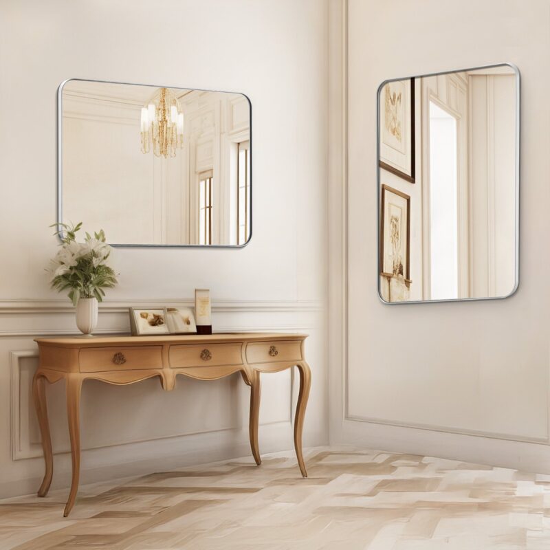 VEVOR Seinale kinnitatav meigipeegel, 3,81 mm, 55,9 x 76,2 cm, 762×559×25 mm