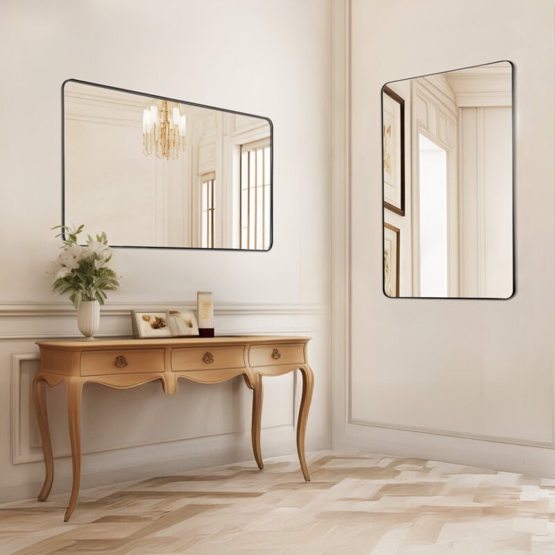 VEVOR Seinale kinnitatav meigipeegel, 3,81 mm, 55,9 x 76,2 cm, 761×558×25 mm