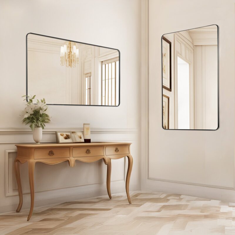 Seinale kinnitatav meigipeegel, 3,81 mm, 61,0 x 91,4 cm
