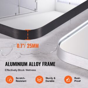 Seinale kinnitatav meigipeegel, 3,81 mm, 76,2 x 122 cm — pilt 4
